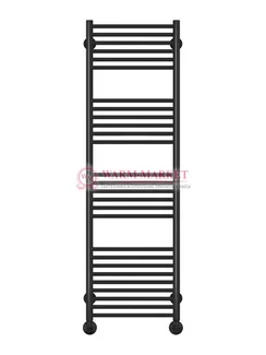 Аврора П27-2 - водяной полотенцесушитель с полками, нижнее подключение, черный