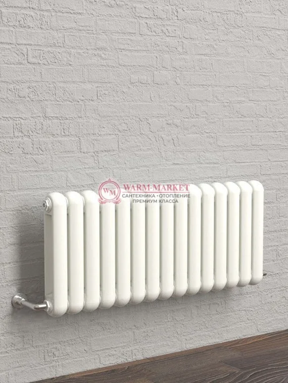 Трубчатый стальной радиатор Solira 2030 Elis, N69 нижнее подключение, белый