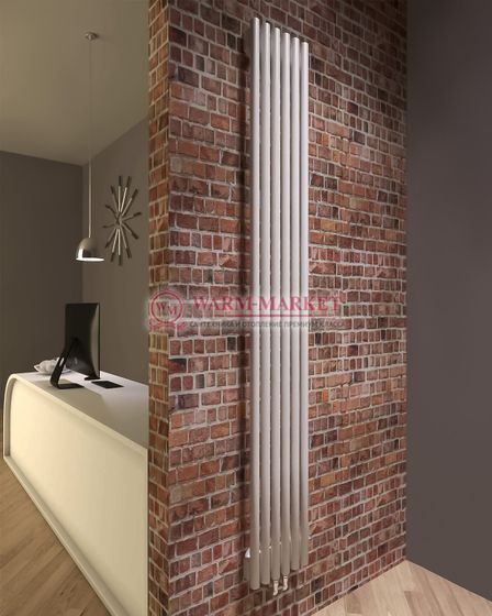 WH Round 1000 V - вертикальный стальной трубчатый радиатор высотой 1000 мм