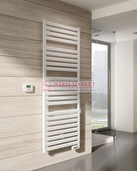 Полотенцесушитель Irsap Velа из нержавеющей стали с горизонтальными овальными трубками