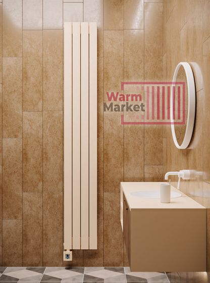 Axxinot Adero 30х60 VE - вертикальный электрический радиатор высотой 1750 мм, 8 секций