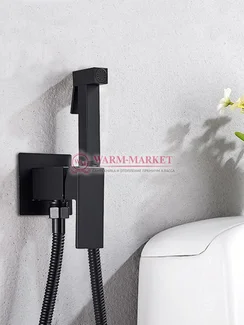 Комплект гигиенического душа Warmer Black Line 909585