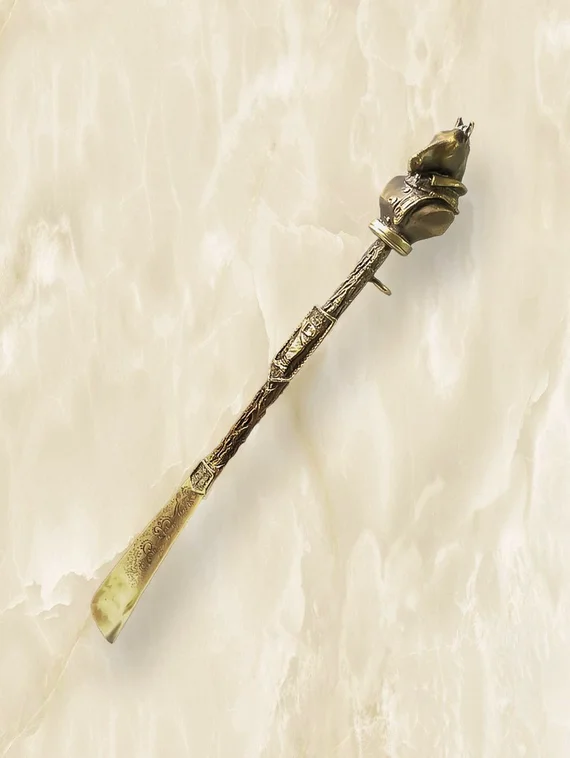 Бронзовая ложка для обуви "Horse".