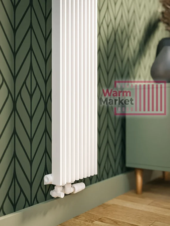 Вертикальный трубчатый радиатор KZTO Paralleli v1 1034 шаг 25