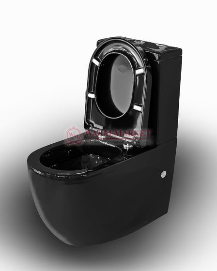 Унитаз Nilo 2301 nero черный глянцевый