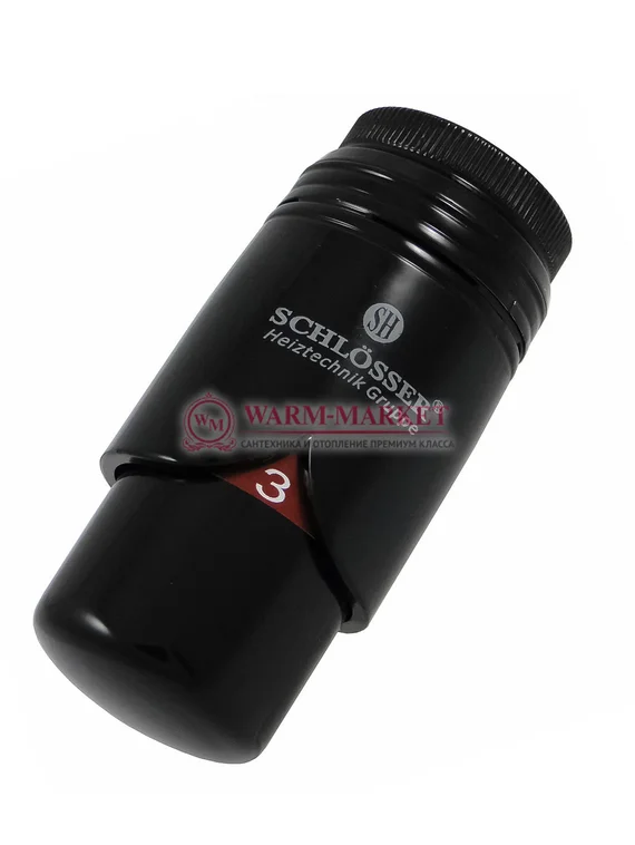 Термостатическая головка Brillant M30x1,5 SH Черный 9005