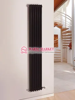 Вертикальный трубчатый радиатор Dia Norm 2180-6 секций, двухтрубный с нижним правым/левым подключением.