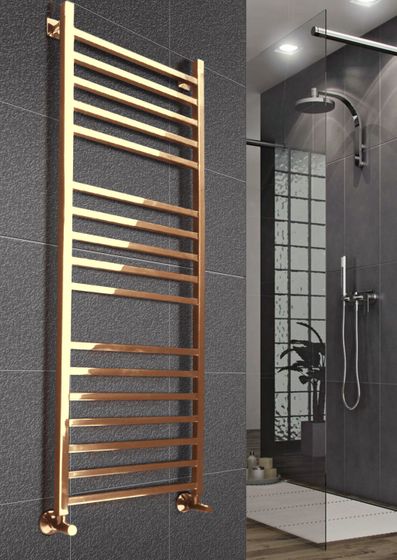 Quatro - полотенцесушитель с квадратным профилем