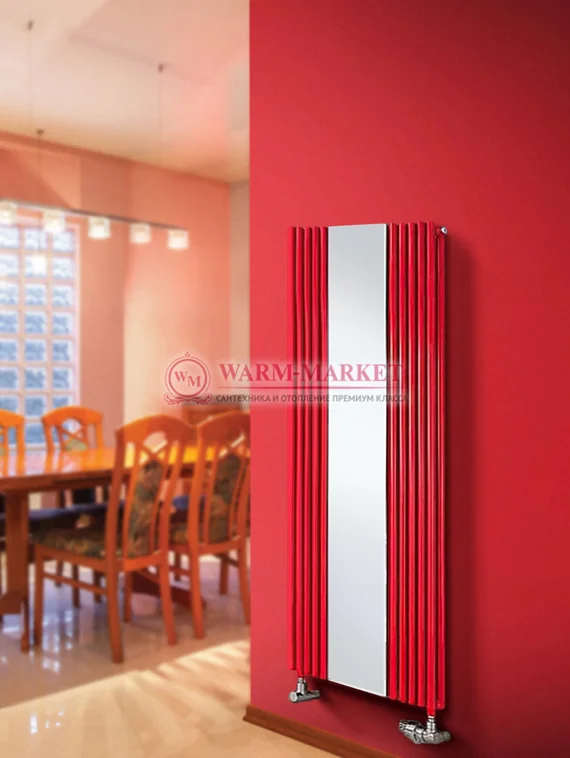 Трубчатый радиатор KZTO Zerkalo V2 высотой 1905 мм