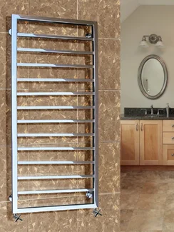 Croma - водяной дизайн полотенцесушитель с квадратным профилем