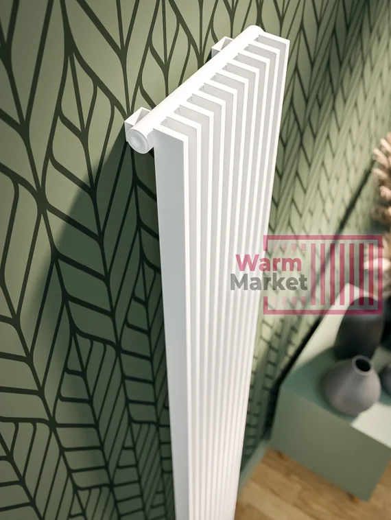 Вертикальный трубчатый радиатор KZTO Paralleli v1 1034 шаг 25