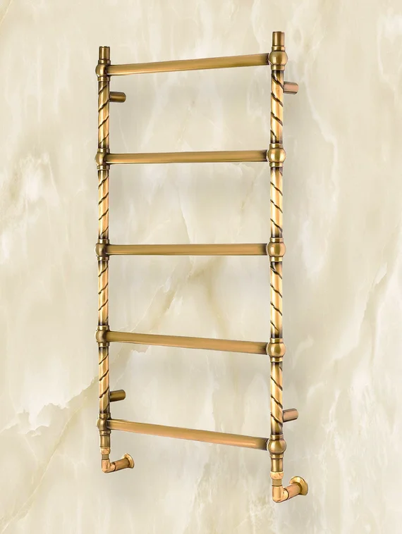 Garsia Bazel - полотенцесушитель в стиле ретро состаренная бронза