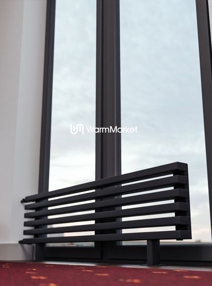 Bareng Select ZN 2250 - напольный трубчатый радиатор шириной 2250 мм, боковое подключение