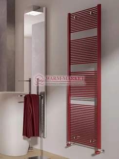 Полотенцесушитель Irsap Filo из нержавеющей стали с горизонтальными закругленными трубками