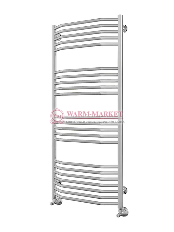 Виктория П22 - водяной полотенцесушитель, нижнее подключение, цвет бронза