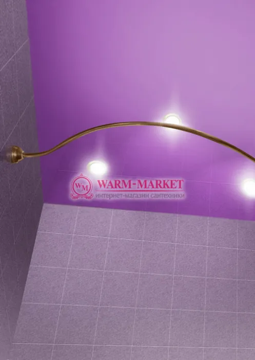Карниз по контуру ванны серия Comfort цвет бронза (параллельные стены) | Фото 2