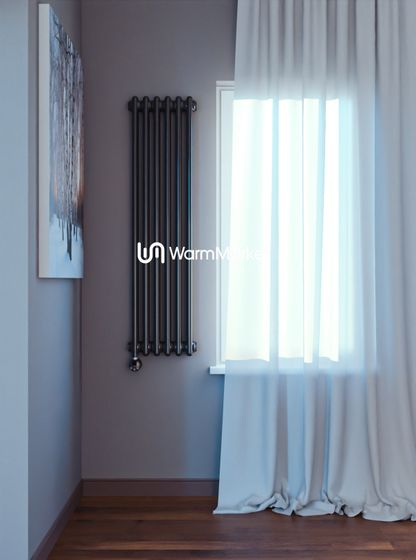 Bareng Softy Electric 2120 - электрический вертикальный двухтрубный трубчатый радиатор высотой 1200 мм