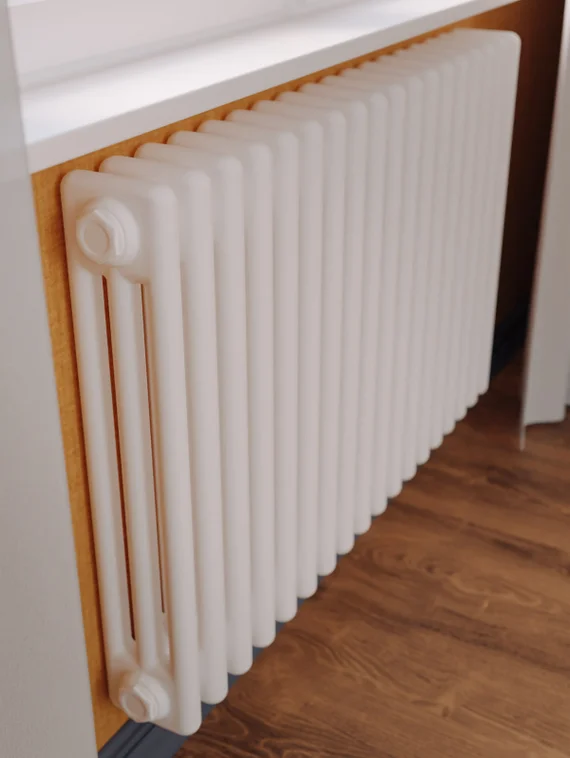 Bronto Pipe 3057 - трехтрубный трубчатый радиатор высотой 570 мм, боковое подключение