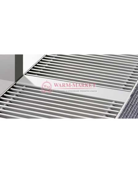 Внутрипольный конвектор Katherm QK шириной 190 мм с линейной решеткой