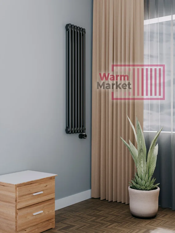 Axxinot Sentir Electric 2120 - электрический вертикальный двухтрубный трубчатый радиатор высотой 1200 мм