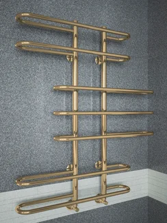 Diana Bronze - бронзовый полотенцесушитель из нержавеющей стали оригинальной формы