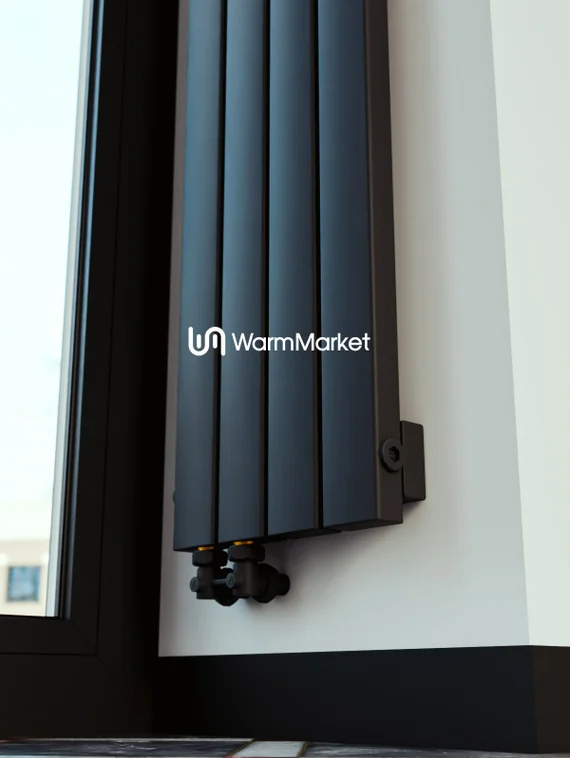 Bareng Temper V 3000 - вертикальный трубчатый радиатор высотой 3000 мм, нижнее левое подключение