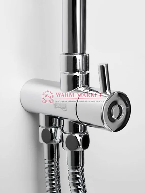 Душевой комплект черный A017-Bl