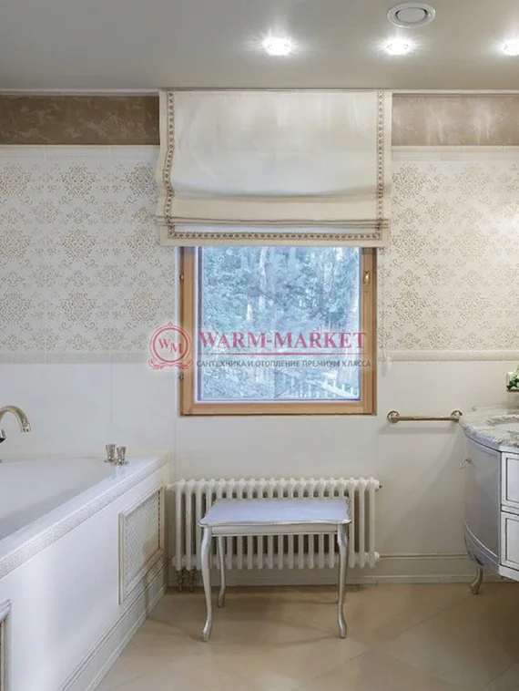 Трубчатый радиатор Zehnder 6040 V002 с нижним подключением