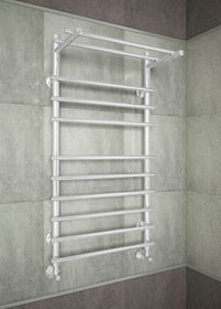 Vatra P White - белый полотенцесушитель с греющей полкой