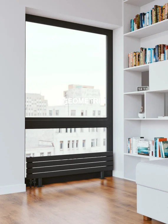 Bareng Temper ZN 500 - напольный трубчатый радиатор шириной 500 мм, нижнее левое подключение