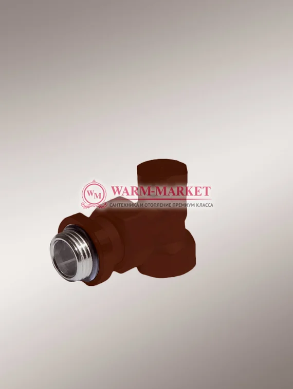 Purmo вентиль перекрывной угловой ½ МТВ 133 коричневый