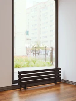 Bareng Livian ZN 2250 - напольный трубчатый радиатор шириной 2250 мм, нижнее разнесенное подключение