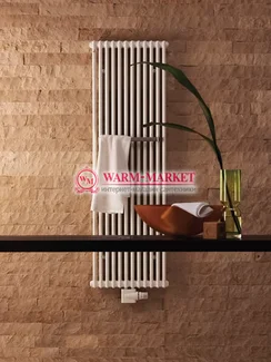 Вертикальный трубчатый радиатор Dia Norm 2180-12 секций, двухтрубный с нижним правым/левым подключением.