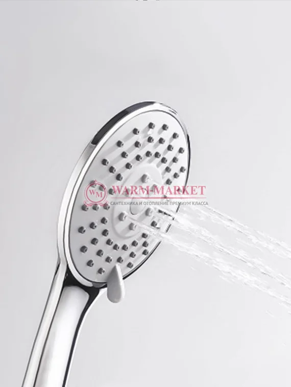 Встраиваемый комплект для душа с верхней душевой насадкой и лейкой черный A14229-Bl