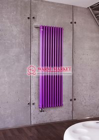 Вертикальный трубчатый радиатор Dia Norm 3180 трехтрубный, нижнее правое/левое подключение с вентилем