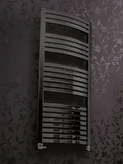 Полотенцесушитель Terma Dexter с изогнутыми перекладинами прямоугольной формы