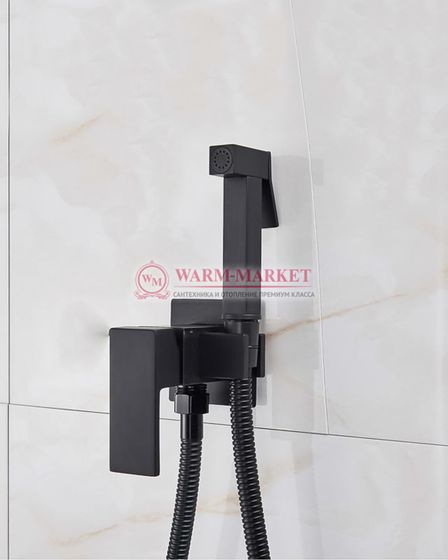 Комплект гигиенического душа Warmer Black Line 909585