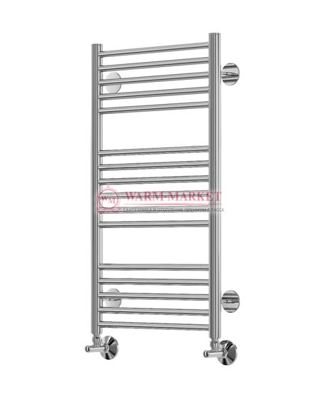 Аврора П16-2- водяной полотенцесушитель, нижнее подключение, белый