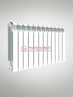 Rifar Alum 500 - алюминиевый радиатор с боковым подключением