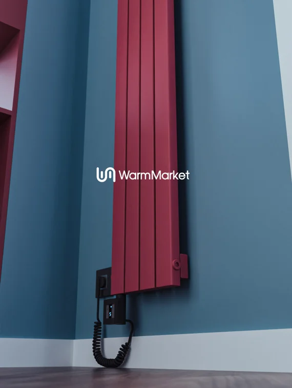 Bareng Temper VE 1250 - вертикальный электрический трубчатый радиатор высотой 1250 мм