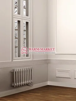 Трубчатый радиатор Dia Norm 3037-10 секций, трехтрубный с боковым подключением.