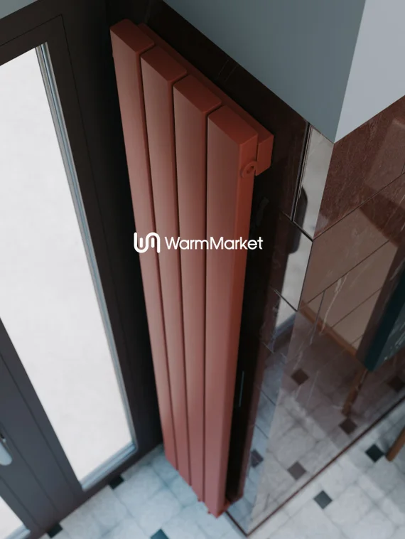 Bareng Temper V 2500 - вертикальный трубчатый радиатор высотой 2500 мм, нижнее правое подключение