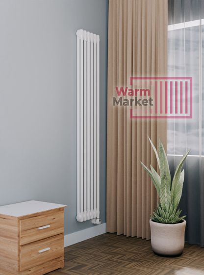 Axxinot Sentir Electric 2180 - электрический вертикальный двухтрубный трубчатый радиатор высотой 1800 мм