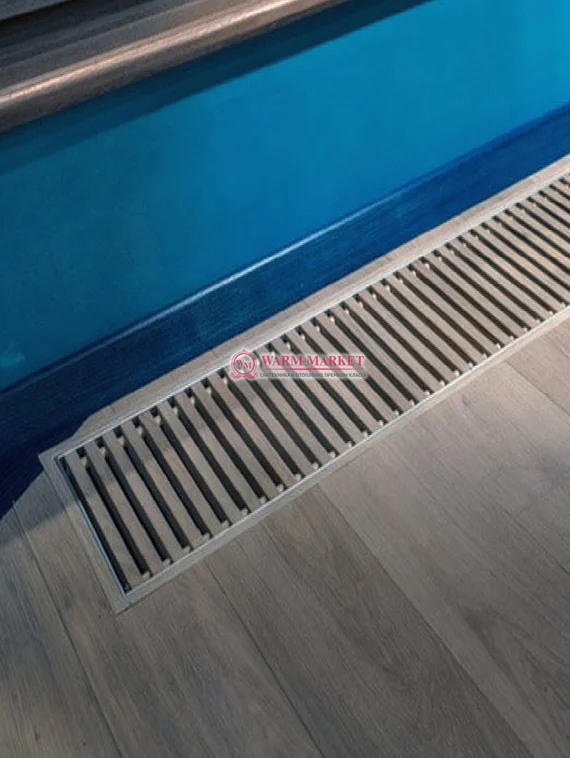 Внутрипольный конвектор KZTO Бриз естественной конвекции 200х80