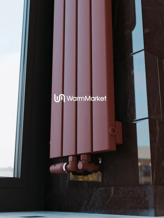 Bareng Temper V 3000 - вертикальный трубчатый радиатор высотой 3000 мм, нижнее центральное подключение