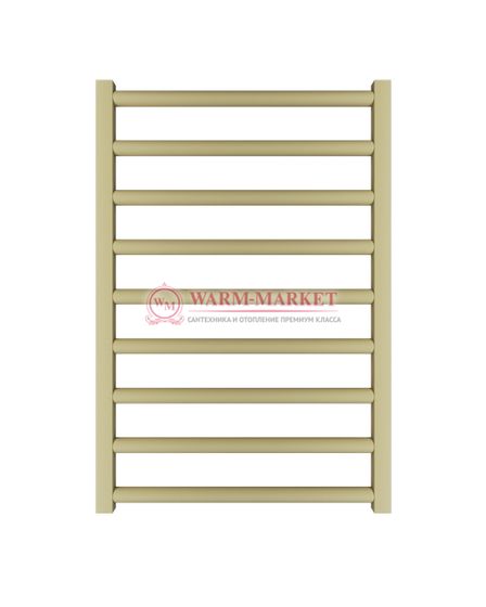 Mandarino Quadrata 500х800 - цветной полотенцесушитель из анодированного алюминия, модель 9/1