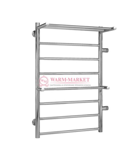 Анкона П8 - водяной полотенцесушитель, боковое подключение, черный