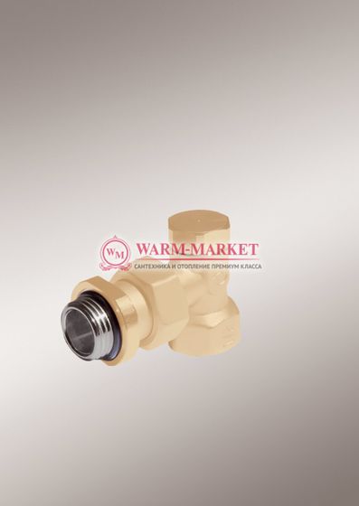 Purmo вентиль перекрывной угловой ½ МТВ 133 коричневый