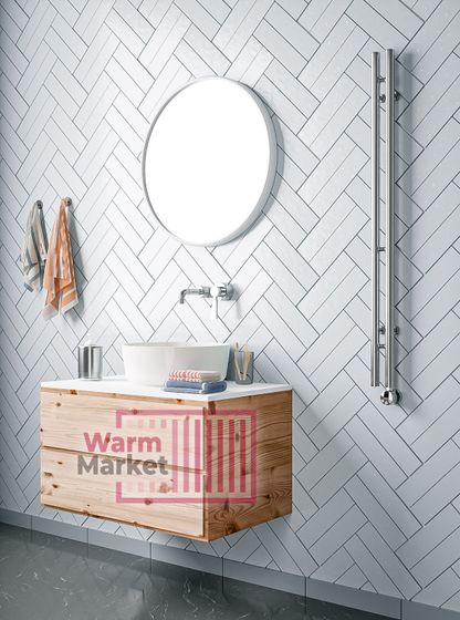 Axxinot Ture 2 E - узкий электрический  дизайн полотенцесушитель из нержавеющей стали