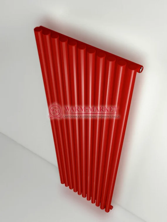 Garmonia A 40 V 1 - вертикальный трубчатый радиатор высотой 1784 мм красный
